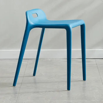 Обеденный стул для отдыха в гостиной Пластиковые Высокие табуретки Кухонный Маникюрный Офисный обеденный стул для макияжа Sandalye Уличная мебель YY50DC 12