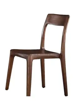 Обеденный стул Nordic из массива дерева, современный минималистичный домашний стул, креативный обеденный стул из ясеня, стул для ресторана со спинкой для взрослых 7