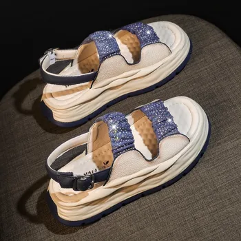 Мужские сандалии 2023 Летние сандалии, высококачественная Комфортная Повседневная обувь, Легкие мужские сандалии большого размера, Удобные римские сандалии 7