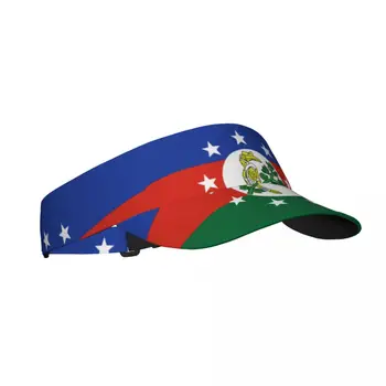 Летняя Воздушная Солнцезащитная шляпа Флаг штата Чин, козырек с защитой от ультрафиолета, спорт, Теннис, Гольф, Солнцезащитная кепка для бега