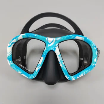 Маска для подводного плавания для взрослых Силиконовые очки для подводного плавания Снаряжение для плавания с аквалангом Инструменты для плавания 11