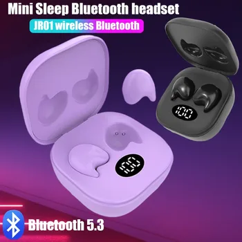 Наушники для сна для людей, спящих на боку, Невидимые наушники с удобной шумоизоляцией, мини-беспроводные наушники с сенсорным управлением Bluetooth 5.3 6