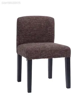 Обеденные стулья из массива дерева современная минималистская домашняя столовая обеденный стол и стулья со спинками стулья табуретки стулья с задним столом макияж 10
