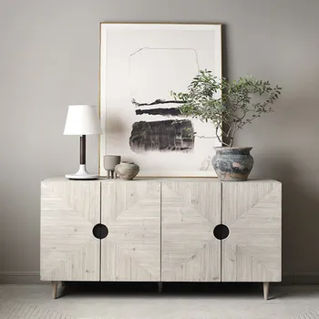 Классическая мебель для гостиной антикварная мебель из переработанного соснового каста шкаф для гостиной кухонные деревянные шкафы буфет 9