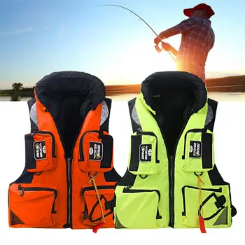 Универсальная удобная Мужская куртка для водных видов спорта с несколькими карманами, спасательный жилет для рыбалки, жилет для серфинга 12