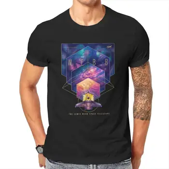 Мужская футболка James Webb Space Telescope, винтажная футболка с круглым вырезом и коротким рукавом, хлопковые топы 4XL 5XL 6XL 1