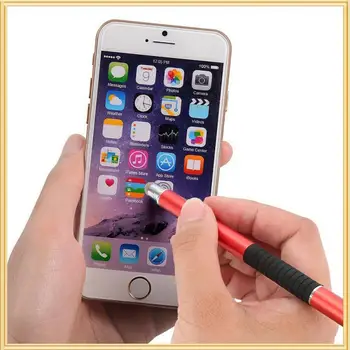 Ручка для рисования, совместимая с планшетом, Стильная цифровая ручка-стилус 2-в-1 для Iphone и планшетов повышенной точности, стилус для Iphone 13 12