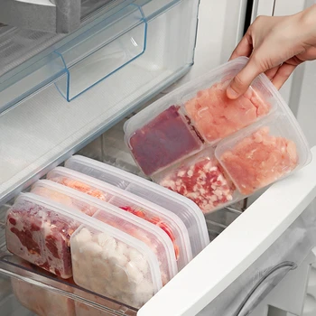 Ящик для разделения замороженного мяса, ящик для хранения в холодильнике, оборудование для разделения продуктов и ящик для хранения овощей для замораживания и консервирования.