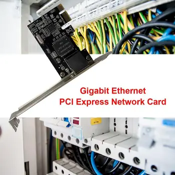 Сетевая карта Gigabit Ethernet PCI-E Express, порт RJ45, сетевой адаптер LAN для настольного ПК 12
