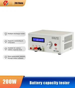 EBD-A20H Тестер емкости аккумулятора Электронный тестер мощности нагрузки тестер разряда 20A 220W 15