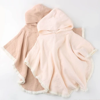 Халат для новорожденных, 2-слойное одеяло для малышей для маленьких мальчиков и девочек 2