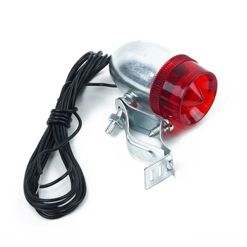 9x2,5 см 12 В 6 Вт Ретро Горный велосипед Задний индикатор Красный свет Держатель кабеля Задний фонарь Сигнальная лампа безопасности Аксессуары для велосипедов