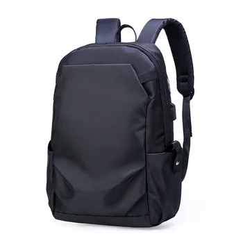 Новый рюкзак из водонепроницаемой ткани Оксфорд с USB; модный повседневный студенческий компьютер для путешествий; черные нейлоновые школьные сумки bts 11