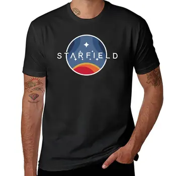 Новая игра Starfield Constellation, черная футболка, винтажная одежда, футболка для мальчика, футболки для мальчиков, черные футболки для мужчин 5