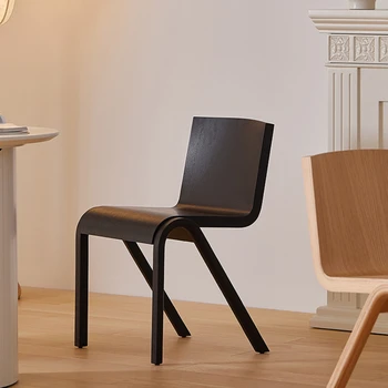 Обеденные стулья для кабинета, гостиной, Дизайнерские Деревянные Простые Современные обеденные стулья Nordic Comfort Muebles Мебель для салона Hogar QF50DC 15