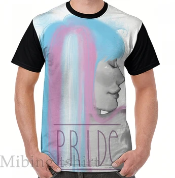 Мужская футболка с забавным принтом, женские топы, футболка с изображением трансгендеров, повседневные футболки с круглым вырезом и коротким рукавом 4