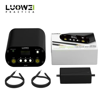 Конденсаторный аппарат точечной сварки LUOWEI LW-E1 используется для точечной сварки аккумуляторных элементов смартфонов Apple и Android