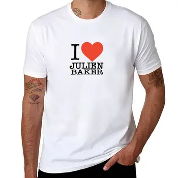 Новая футболка I Heart Julien Baker, изготовленные на заказ футболки, футболки для тяжеловесов, мужская одежда 15