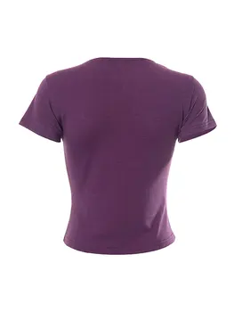 Женские футболки для девочек-подростков Y2k, летние футболки с коротким рукавом, повседневные футболки в стиле готической феи, гранж, череп для вечеринок 14