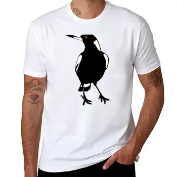 Новая футболка с изображением австралийской сороки, футболка с аниме-графикой, милая одежда, футболка с аниме, мужская футболка 12