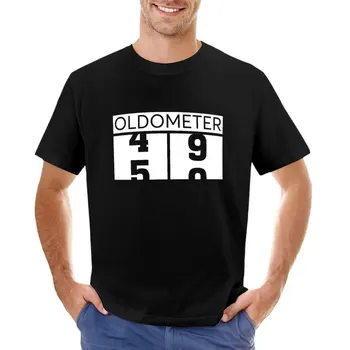 Футболка Oldometer, Забавная Футболка с Одометром на 50 лет, быстросохнущая футболка, футболка оверсайз, футболки для мужчин, упаковка 15