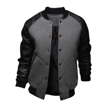 осенняя мужская куртка, пальто, повседневная бейсбольная куртка в стиле хип-хоп, мужская модная уличная одежда, куртка в стиле пэчворк, мужская chaqueta hombre 11