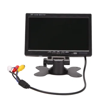 12V-24V 7-дюймовый Цветной HD-монитор TFT LCD для автомобильного видеонаблюдения, камера заднего вида, резервные копии автомобильных электронных аксессуаров 14