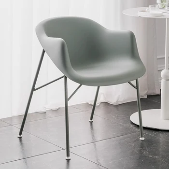 Кресла для отдыха в скандинавском стиле с эстетичным подлокотником, Уникальное практичное офисное кресло для чтения, туалетный столик, мебель для отеля El Hogar WJ40XP 2