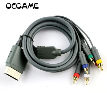 OCGAME 10шт Компонентный Композитный аудио-видео AV-кабель HDTV высокой четкости для контроллера игровой консоли Xbox 360 10