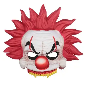 Костюм клоуна на Хэллоуин, Дышащая 3D-маска для лица на Хэллоуин, приятная для кожи маска для лица для детей и взрослых, Переносная головка 3