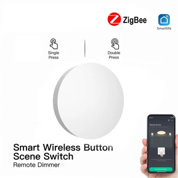 Zig bee Smart Knob Scene Switch Приложение для связи со сценой Дистанционное управление интеллектуальным выключателем света Приборы Smart Control 9