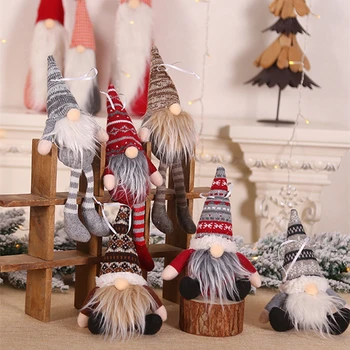 Рождественские Кукольные Украшения 2023 Merry Christams Декор для Дома Рождественский Снеговик Санта Клаус Рождественские Подарки Новый Год 2024 Navidad Noel 14