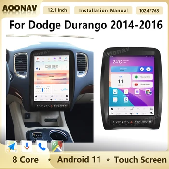 Автомобильный Радиоприемник Android 11 Для Dodge Durango 2014-2016 12,1-Дюймовый Стерео Мультимедийный Видеоплеер Qualcomm GPS-Навигация Carplay Unit 12