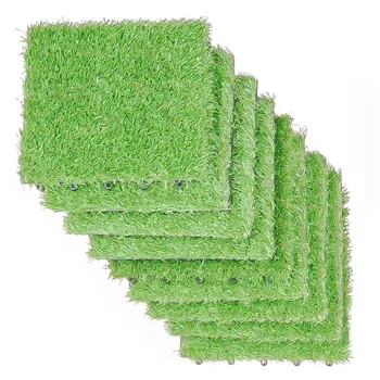 искусственные растения размером 30 см x 30 см, зеленая травяная лужайка, украшения для микроландшафта, имитация мини-сказочного сада, украшения для лужайки из искусственного мха 10