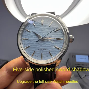 Для полностью автоматической машины GS, механизм ST2130, часы с пятисторонней полировкой, водонепроницаемые зеркальные кремовые часы 11