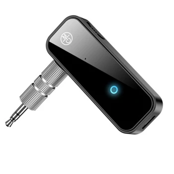Bluetooth-Совместимый 5.0 Аудио Aux Адаптер 2 в 1 Разъем Aux Dongle 3,5 мм Беспроводной Адаптер для Громкой связи для автомобильной Аудиомузыки 10