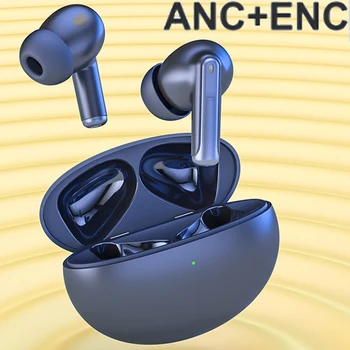Bluetooth ANC + ENC Зарядные Наушники TWS Hi-Fi Стерео Аудио Шумоподавление Спортивные Наушники для iPhone 13 12 Pro Max Xs Xr X 8 SE 14