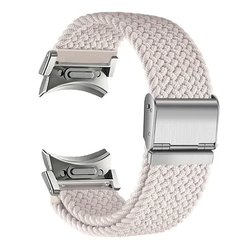 20 мм Ремешок для Samsung Galaxy Watch 4/5/6/pro 45 мм 44 мм 40 мм Без Зазоров быстросъемный плетеный браслет solo loop correa 6 классический ремешок 15