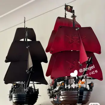 Пират Черная Жемчужина Дэн Месть Королевы Анны Кораблестроительная игрушка на день рождения Рождественский подарок совместимый 4195 4184 8