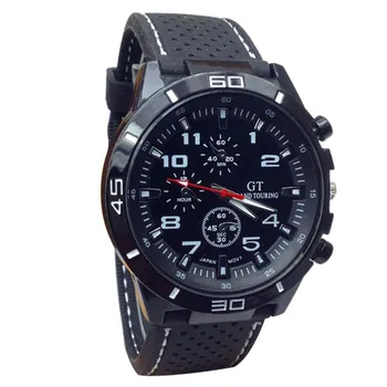 2015 Кварцевые часы Мужские Военные часы Спортивные наручные часы Силиконовые Модные часы Механические наручные часы Reloj Hombre 2022 8
