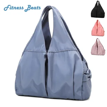 Женская спортивная сумка для плавания, йоги, большой емкости для сухого и влажного разделения, спортивная сумка для фитнеса, легкая на короткие расстояния. 3