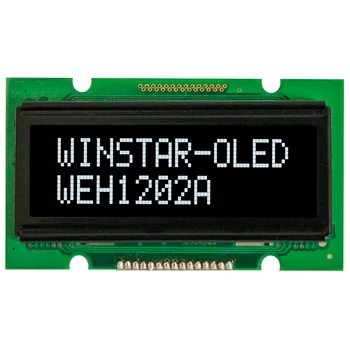 WEH001202ALPP5N00100 Wistar WS0010-TX 6800 8080 SPI 12*2 1,6-дюймовый символьный 1202 12x2 COB OLED-дисплей WEH001202A