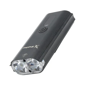 Светодиодная велосипедная фара USB Зарядка 600LM Регулируемый Встроенный фонарик для горного велосипеда 3000 мАч Ночной Спортивный головной фонарь на открытом воздухе