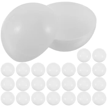 25 шт. Лотерейный мяч Пластиковые шарики для розыгрыша Интересной игры Сфера для вечеринок ПВХ Белый 2