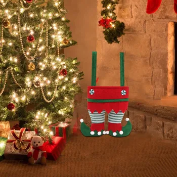 Рождественские украшения, сумки с эльфами, рождественские украшения 2024, Рождественские подарки, сумки для конфет, подвески, сумки для рождественских подарков для детей. 1