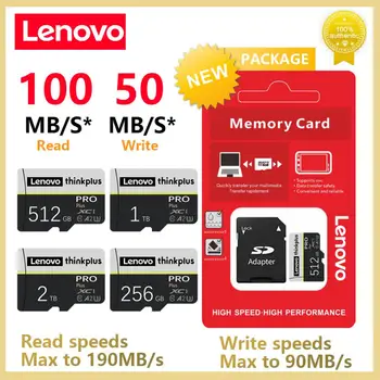 Lenovo 2TB Micro tarjeta SD-Карта A2 Class10 Флэш-Карта Памяти 1TB 512GB 256GB 128GB Для Игр Kodak Nintendo Switch В подарок 3