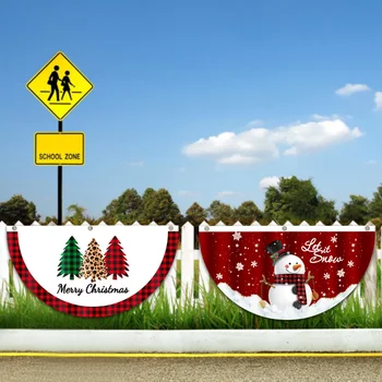 Санта-Клаус, Снеговик, Рождественский Баннер, Рождественские Украшения для Дома, для Праздника, С Рождеством, Дверной Декор, С Новым Годом, Флаг 11