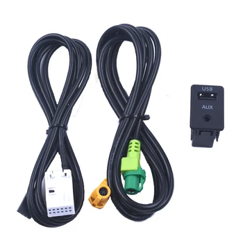 новый переключатель Aux USB беспроводной кабель-адаптер для BMW 3 серии E87 5 E90 E91 E92 X5 X6 3