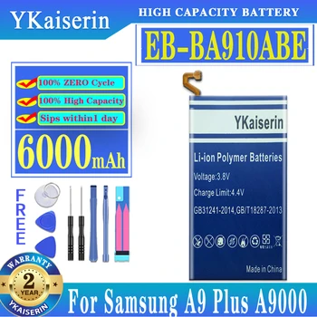 YKaiserin Для SAMSUNG EB-BA910ABE 6000 мАч Аккумулятор для Samsung Galaxy A9 Pro A9Pro A9 + SM-A9100 SM-A910 SM-A910F SM-A910DS 1