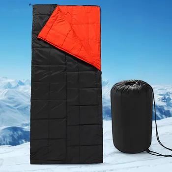 Спальный мешок с электрическим подогревом Легкий Портативный Спальный мешок Водонепроницаемый, заряжаемый через USB, моющийся, 4 зоны обогрева для холодной погоды 7